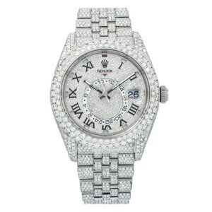 Rolex Sky-Dweller 326934 42MM Diamond Dial With Stainless Steel Jubilee Bracelet